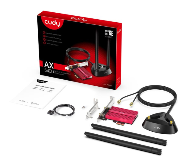 CUDY WE4000 WiFi AX5400 PCI-E - 1110345 - zdjęcie 3